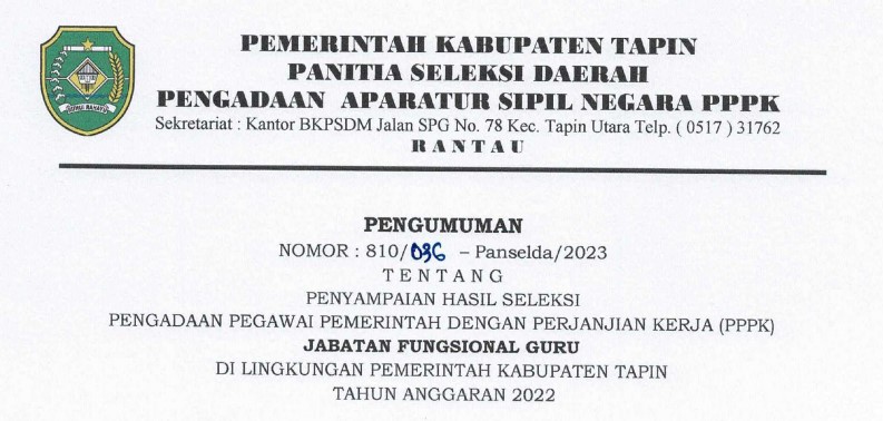 gambar pengumuman