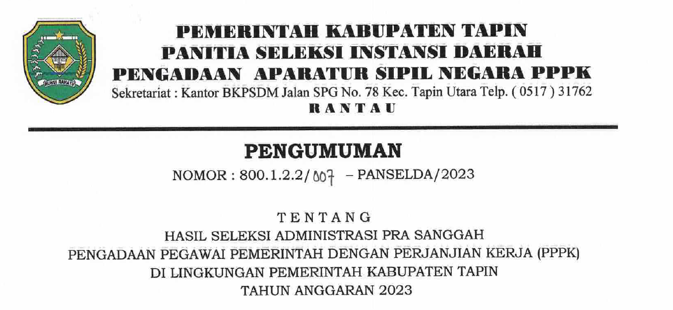 gambar pengumuman