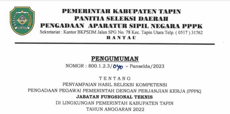 gambar pengumuman