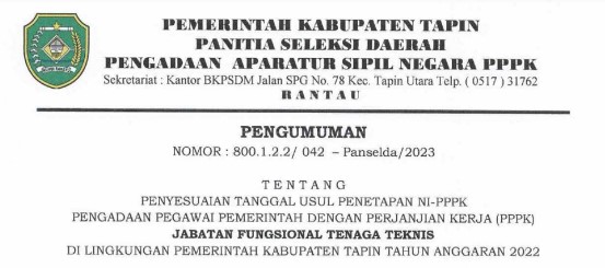 gambar pengumuman